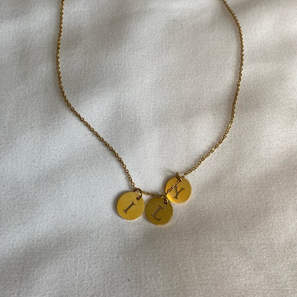 Custom 14k gold plated necklace - Picture 2 of 3